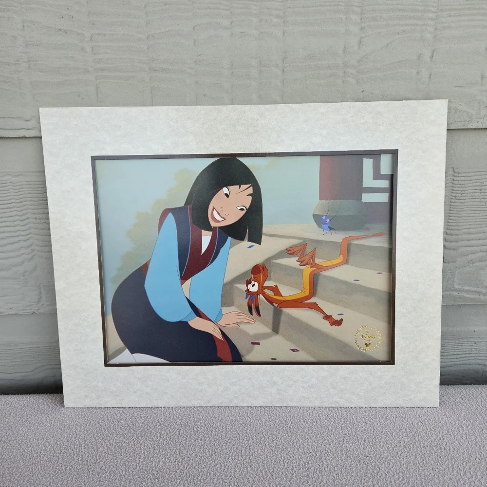 Disney Store Lithograph Photo Set 4 Mulan 101 Dalmatians Toy Story 2 Simba Lion